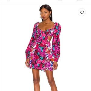 For Love & Lemons Scarlett Mini Dress